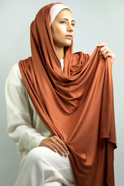 MAI Ultimate Jersey Hijab | Rust