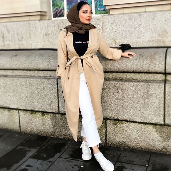 Soft Chiffon Crepe Hijab | cocoa - Mai Official