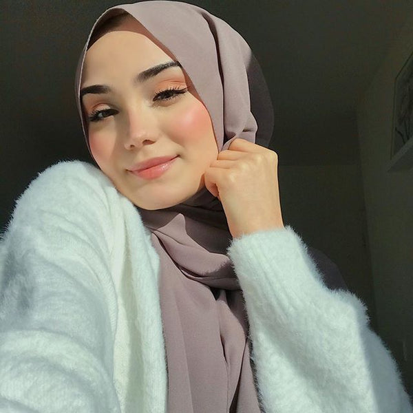 Soft Chiffon Crepe Hijab | Brushed Cedar - Mai Official