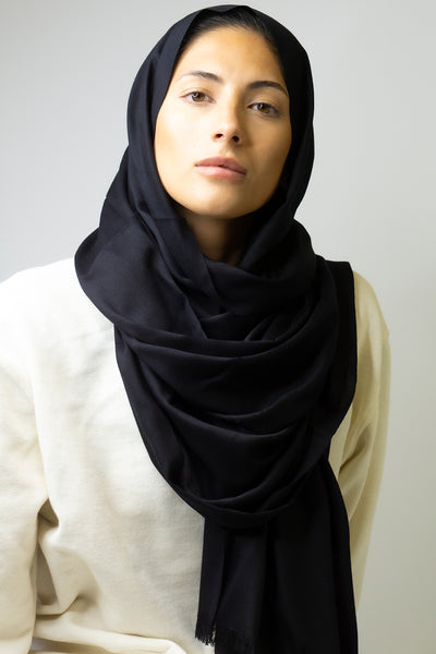 Ultimate Everyday Rayon Hijab Black