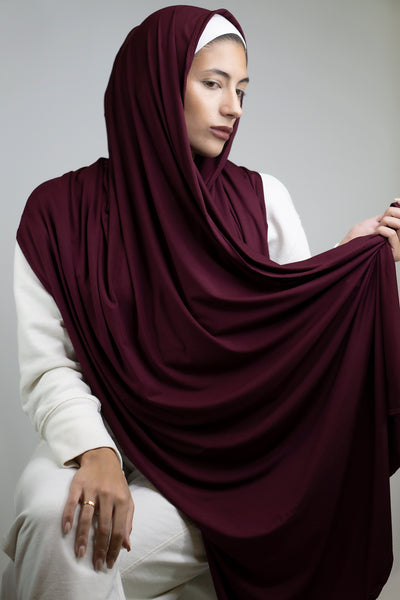MAI Ultimate Jersey Hijab | Cordovan
