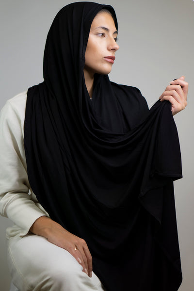 MAI Ultimate Jersey Hijab | Noir
