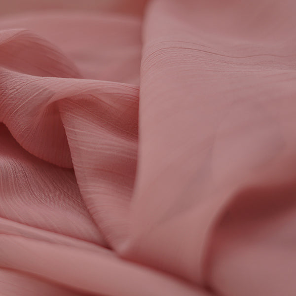 Crinkle Chiffon Hijab | Chalky Mauve, Pink Sand, Blush, Peach Tint - Mai Official