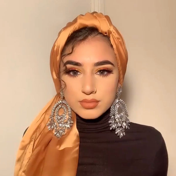 Rayon Silk Luxury Hijab | Arabian Gold - Mai Official