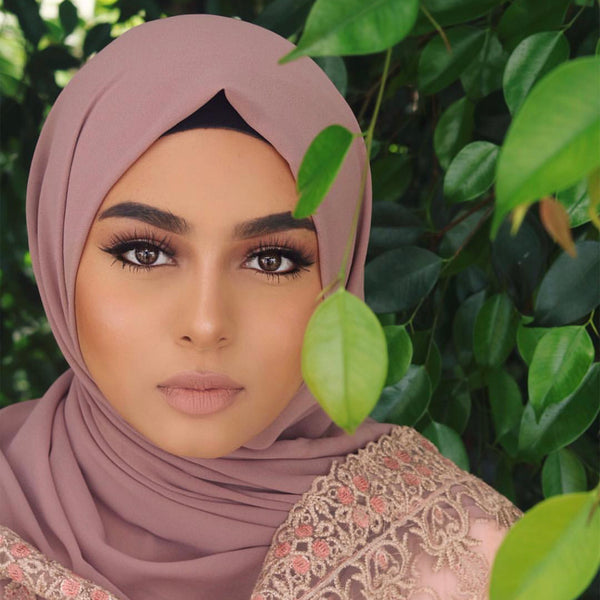 Soft Chiffon Crepe Hijab | Pink Quartz - Mai Official