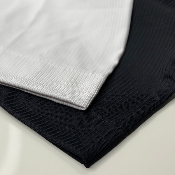 Ribbed Jersey Contour Caps | Plain | 7 Colours Available