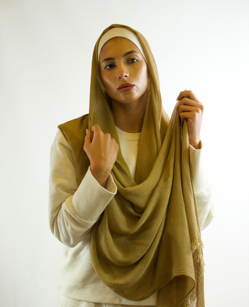 Crêpe Hijab | Latte