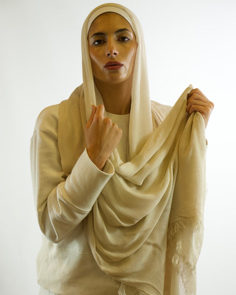 Crêpe Hijab | Oat